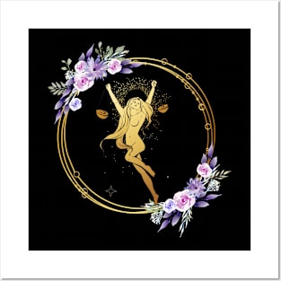 Libra Floral Look Posters and Art